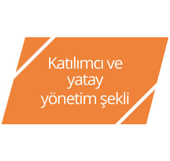 Katılımcı ve yatay yönetim şekli